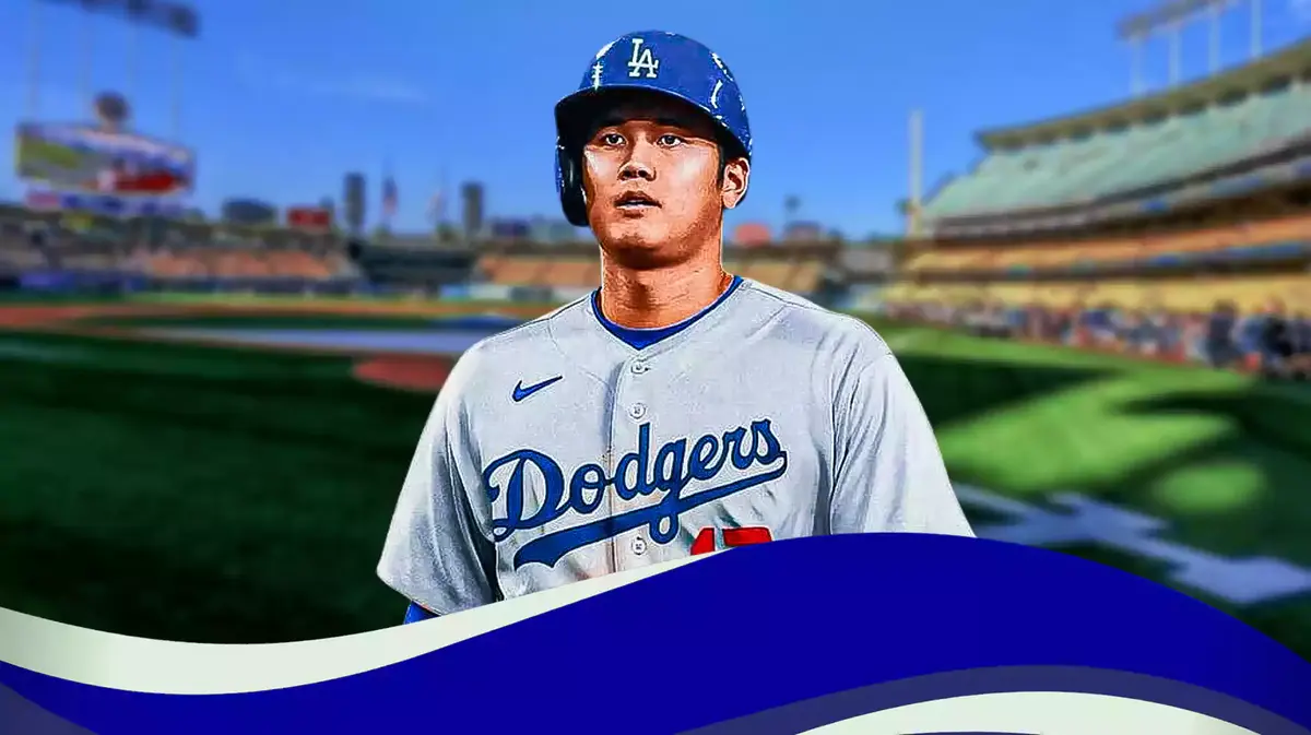 Shohei Ohtani in Dodgers uniform