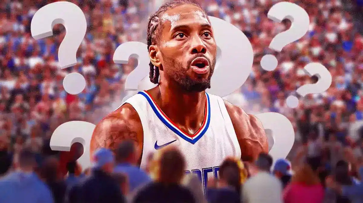 Clippers' Kawhi Leonard with question marks around him
