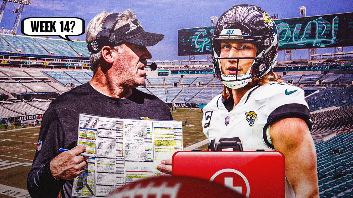 Jaguars coach Doug Pederson and QB Trevor Lawrence