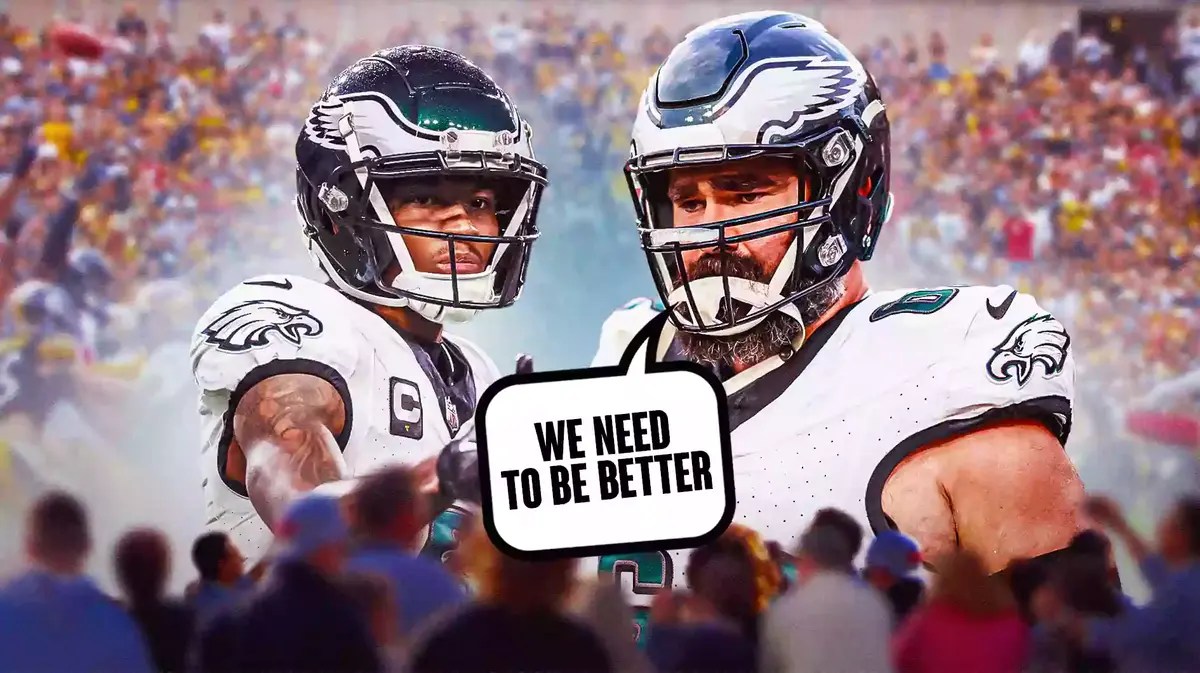 DaVonta Smith. Jason Kelce saying “We need to be better”