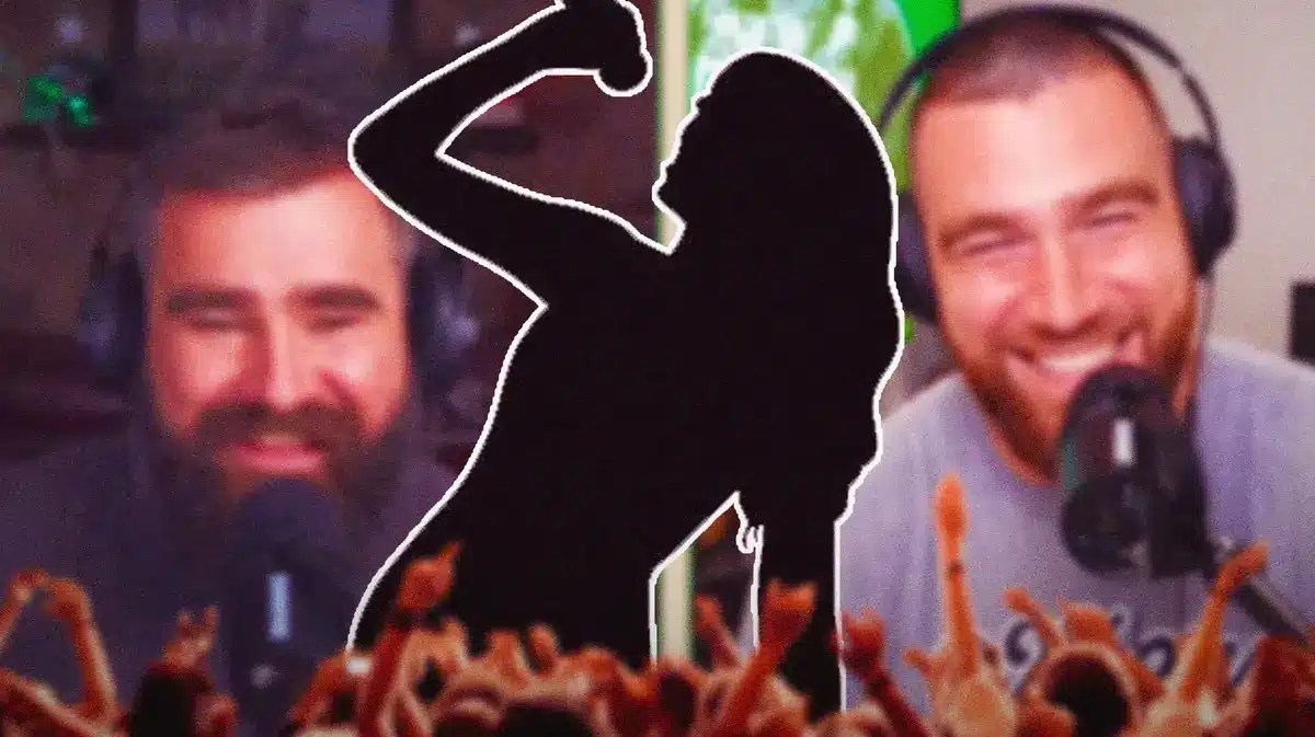 Jason, Travis Kelce spark speculation of a possible blockbuster Taylor Swift guesting on podcast