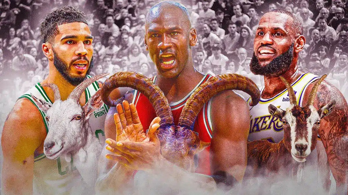 Jayson made his GOAT pick between Michael Jordan and LeBron James