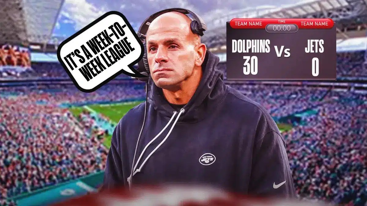 Jets Robert Saleh explains shutout loss to Dolphins