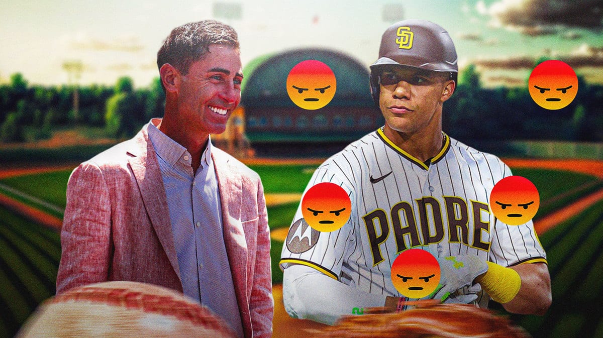 AJ Preller, Juan Soto with angry emojis