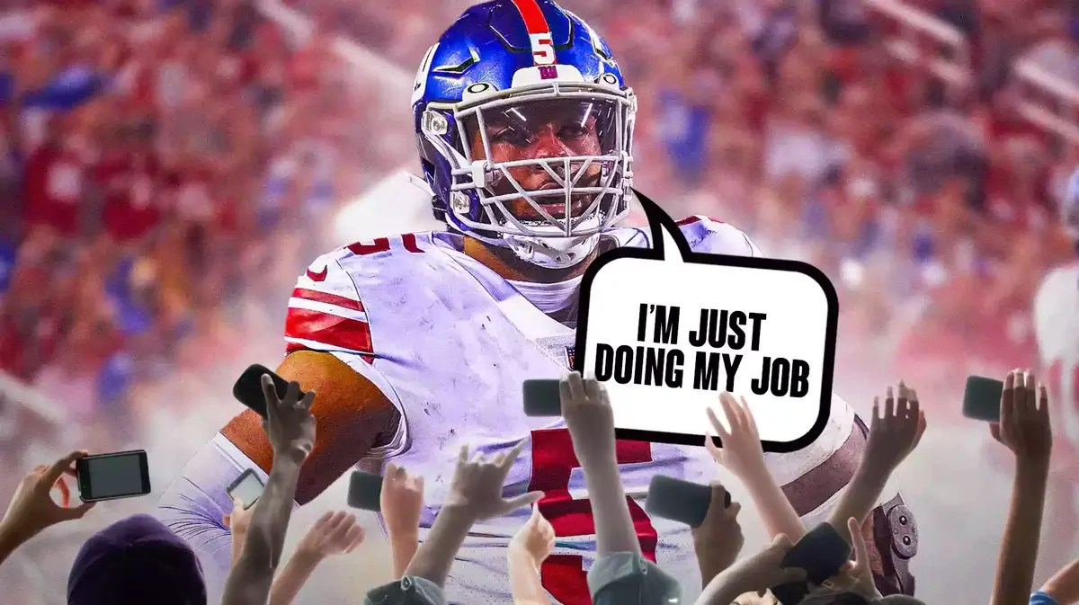 Kayvon Thibodeaux saying “I’m just doing my job”