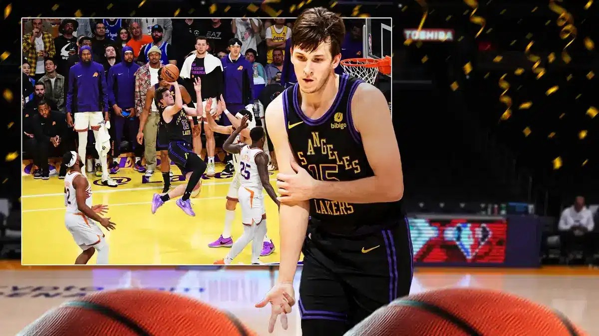 Lakers Austin Reaves Reaction To Clutch 3 Vs Suns Shows Hes Earned