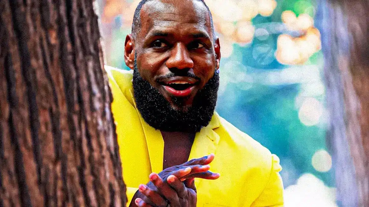 LeBron James (Lakers) as the Spice Adams meme