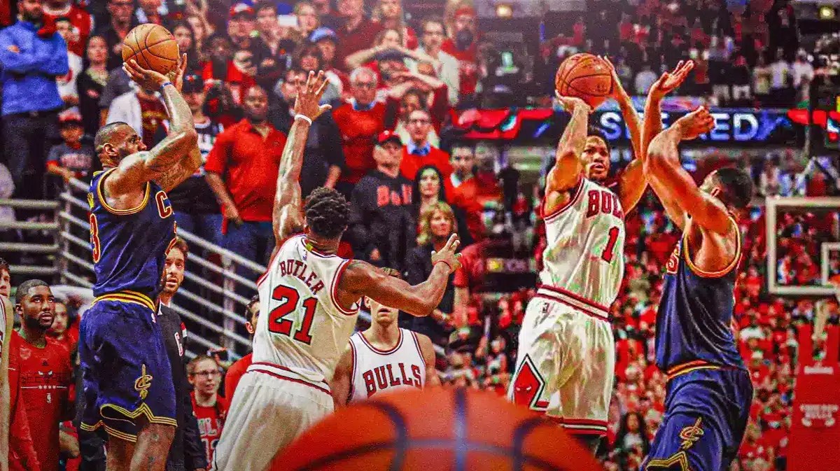 LeBron James and Derrick Rose traded a pair of game-winners in the 2015 NBA Playoffs