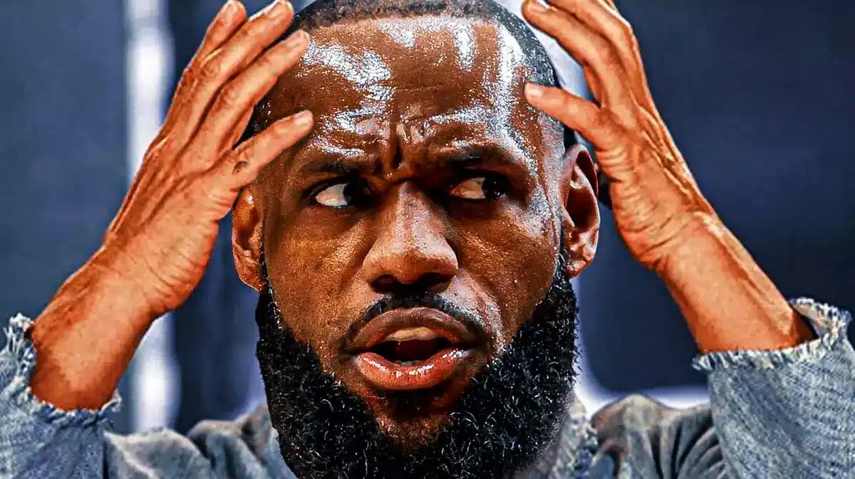 LeBron James as the Jackie Chan confused meme