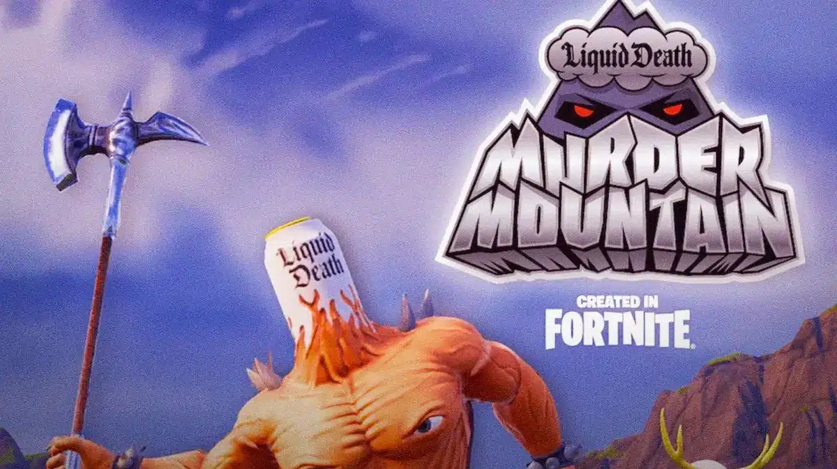 Liquid Death Launching Fortnite Map: Murder Man, Easter Eggs & More!