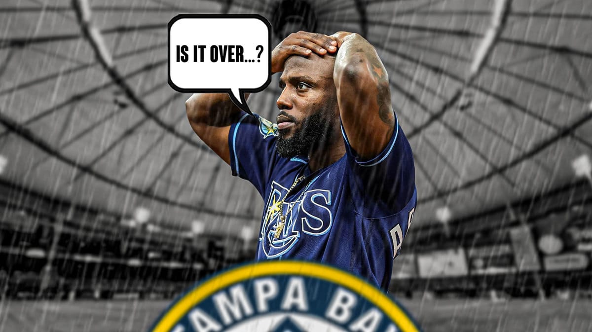 Thumb: Rays' Randy Azorarena looking sad, saying, “Is it over…?”