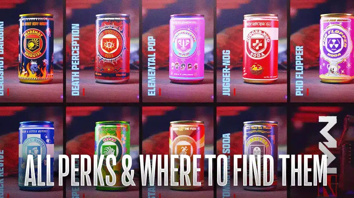 MW3 Zombies - All Perks And Where To Find Them