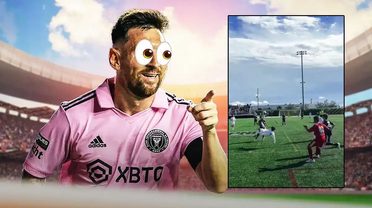 Mateo Messi goal