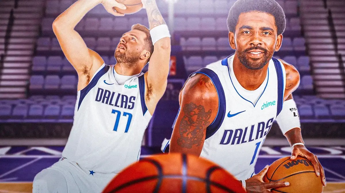 Mavs' Luka Doncic, Mavs' Kyrie Irving