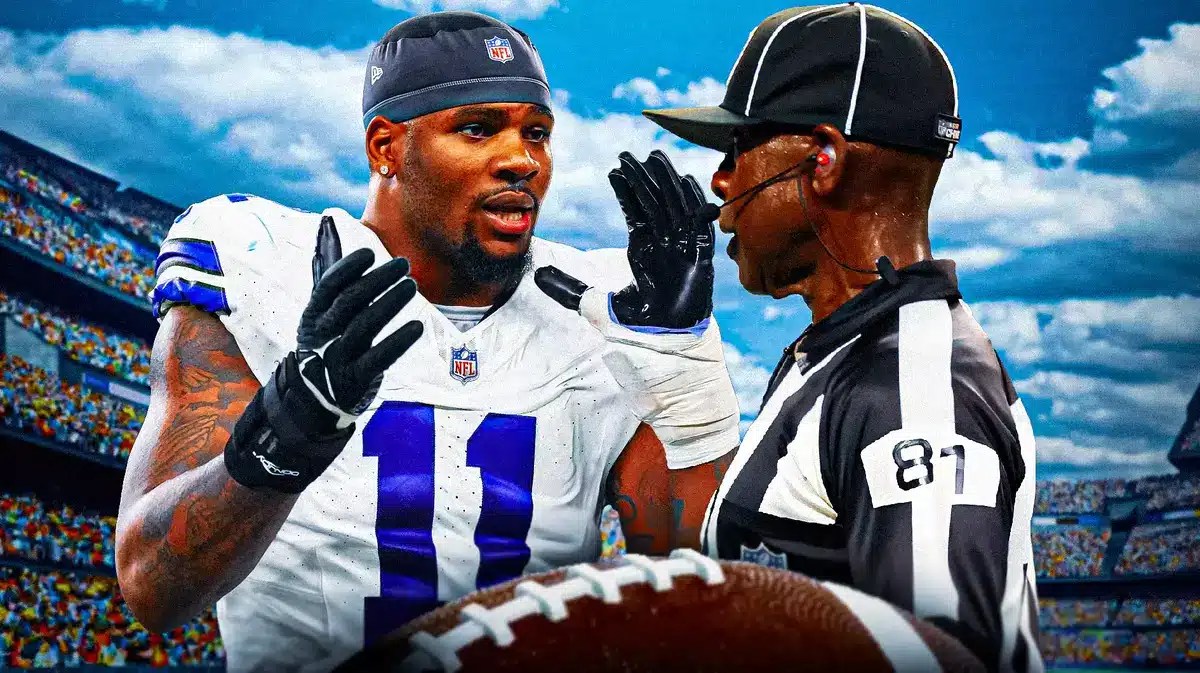 Thumb: Micah Parsons screaming at referees. Cowboys players looking angry