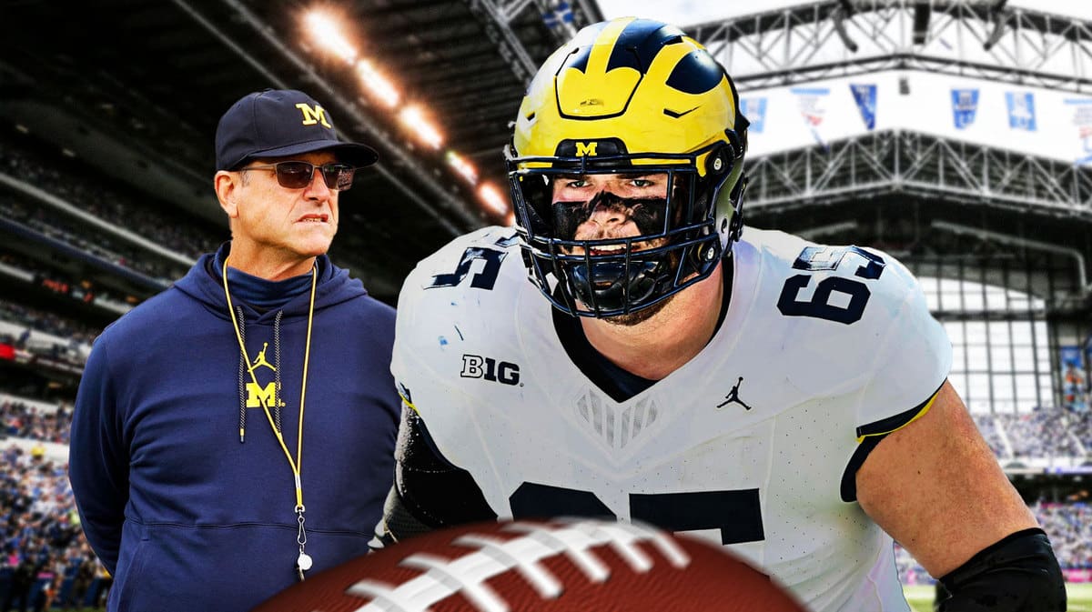 Michigan football fans emotional as injured star Zak Zinter arrives on ...