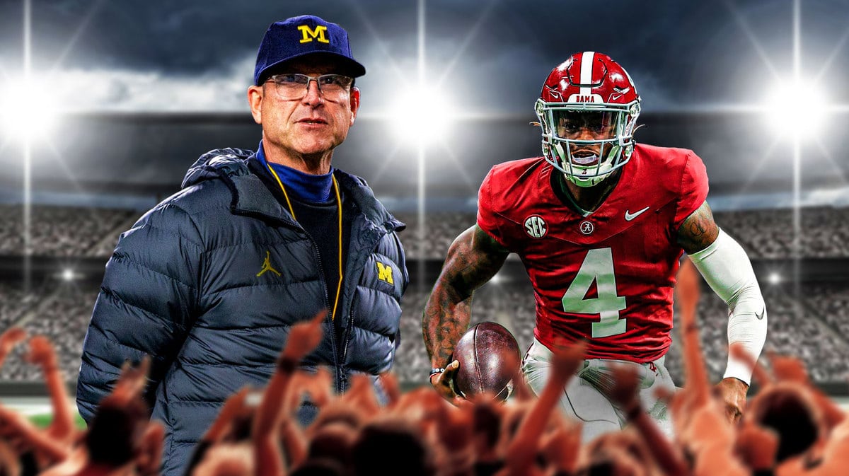 Jim Harbaugh spoke out about Jalen Milroe and the Crimson Tide