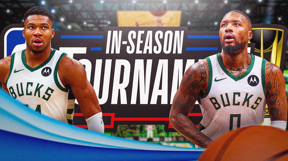 Bucks, Knicks, NBA In-Season Tournament, Damian Lillard, Giannis Antetokounmpo, Brook Lopez