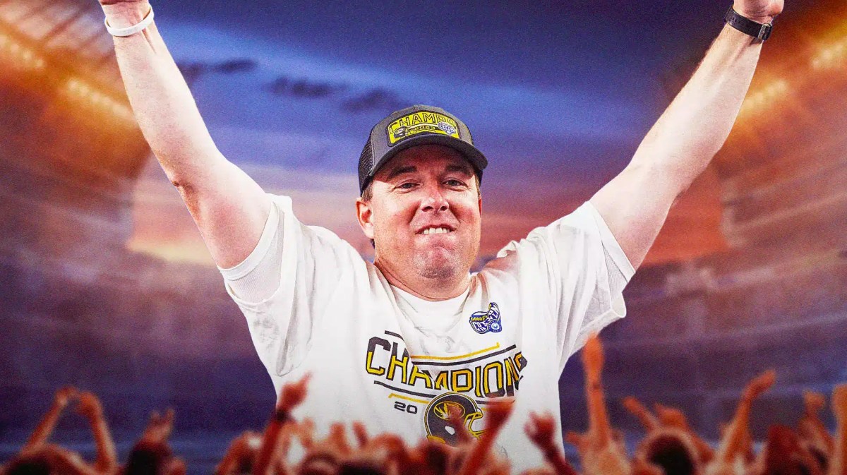 Missouri football coach Eli Drinkwitz.