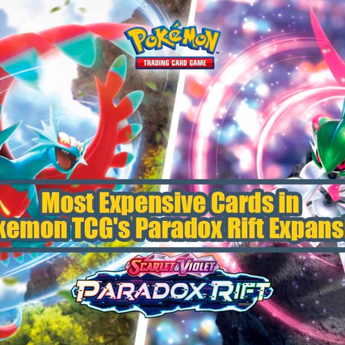 most expensive pokemon cards paradox rift Amazon.com: Pokemon - Luxurious Cape 265/182 - Paradox Rift - Hyper Rare -  Gold Foil main image 1