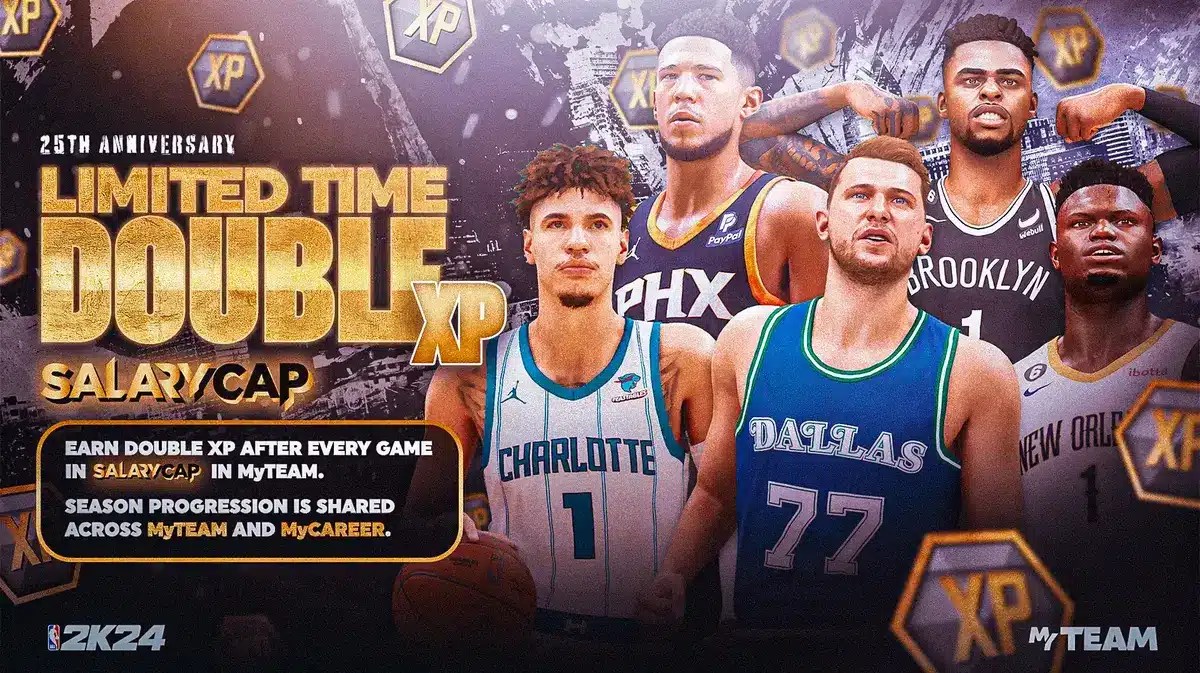 NBA 2K24 MyTEAM Event Rewards Double XP In Salary Cap