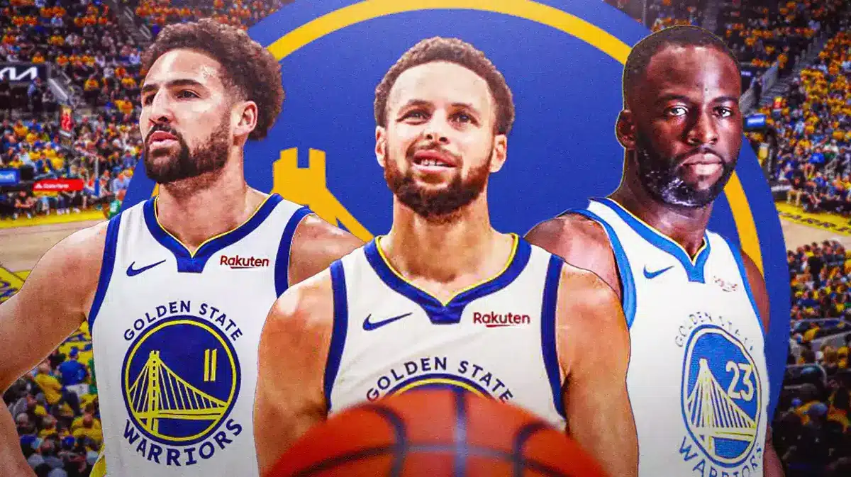 Warriors' Stephen Curry, Klay Thompson and Draymond Green