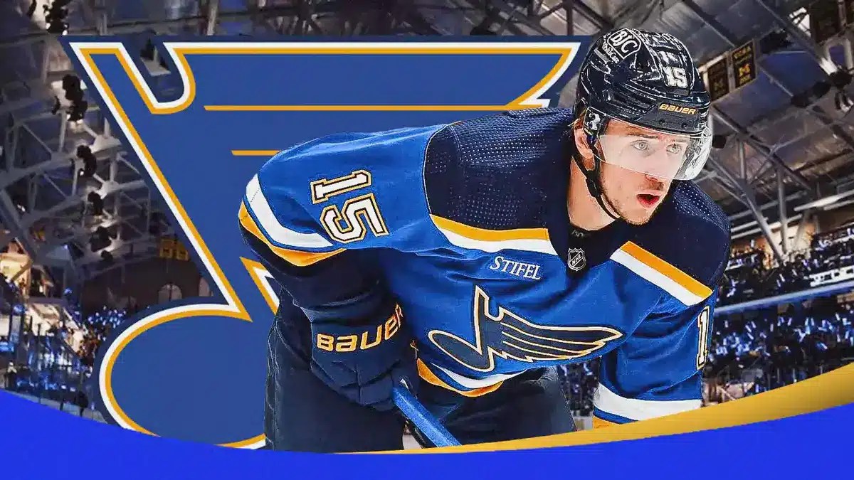 St. Louis Blues forward Jakub Vrana