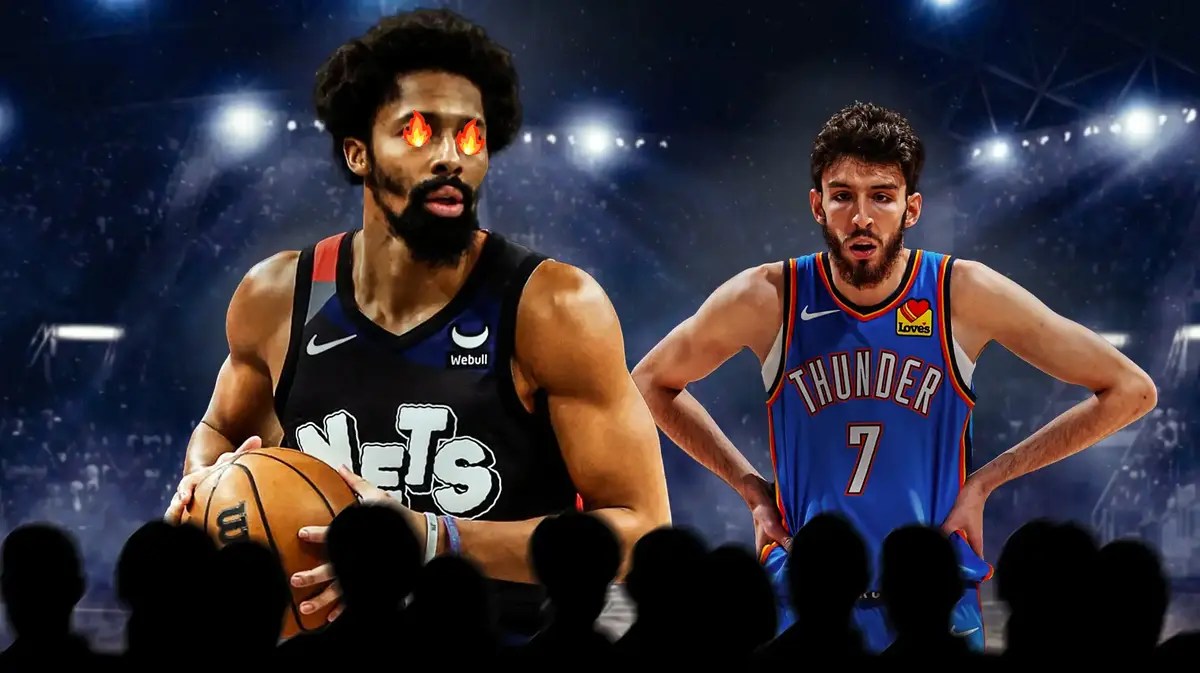 Nets Spencer Dinwiddie and Thunder Shai Gilgeous-Alexander teamate Chet Holmgren
