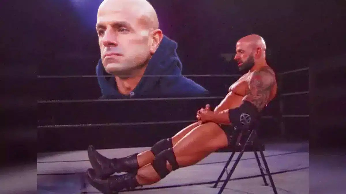 Sad-looking Jets head coach Robert Saleh as Batista