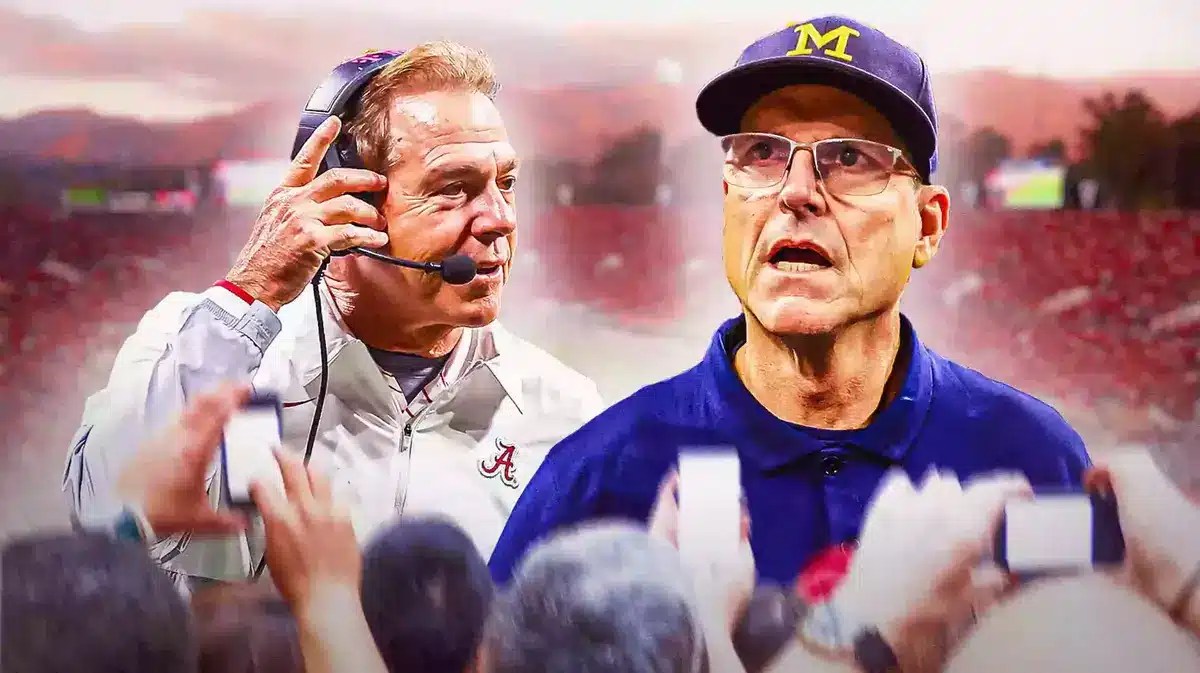 Alabama head coach Nick Saban isn't worried at all about facing off against Michigan amid the sign stealing saga.