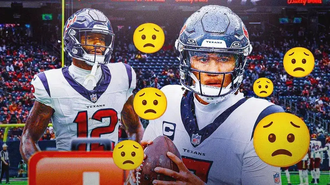 Nico Collins was forced out of the Texans Week 14 action early with a hamstring injury