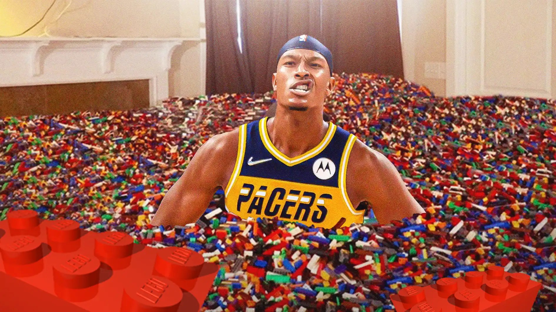 Pacers' Myles Turner spends 34 hours a day building legos