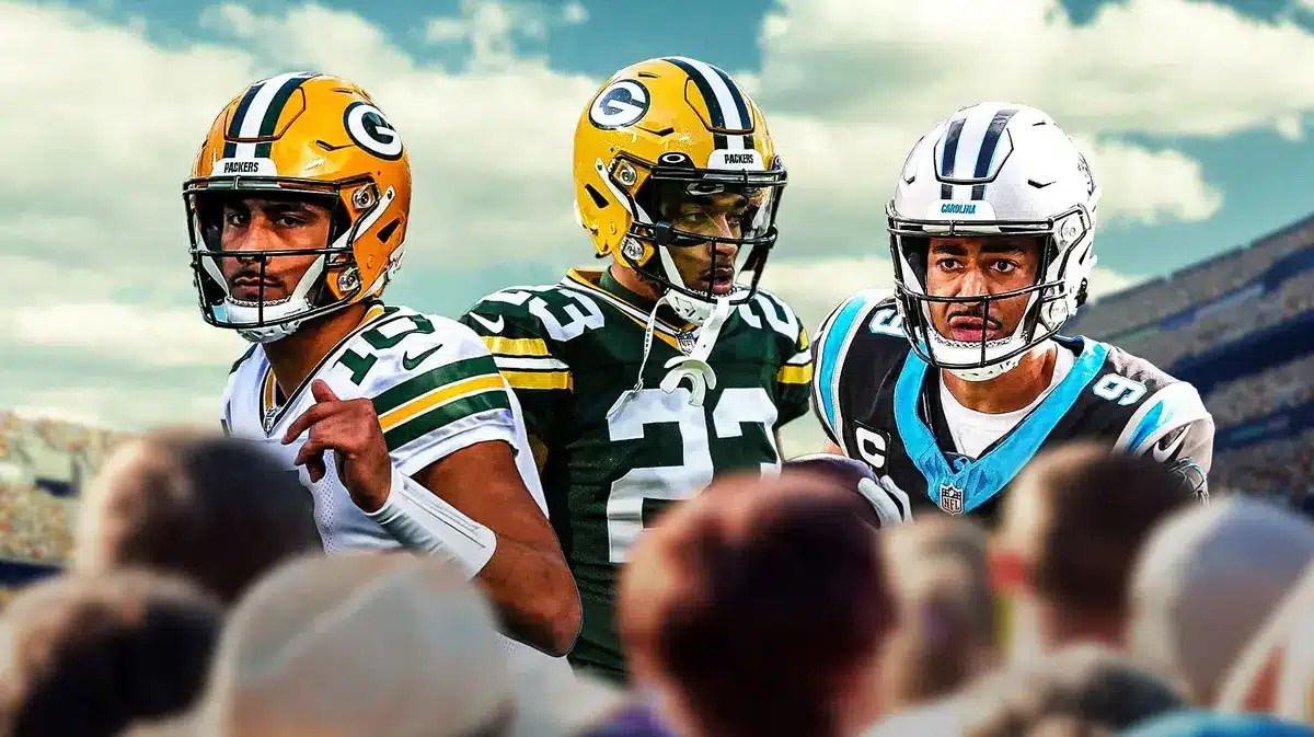 Packers Matt LaFleur mentees Jordan Love and Jaire Alexander with Panthers Bryce Young