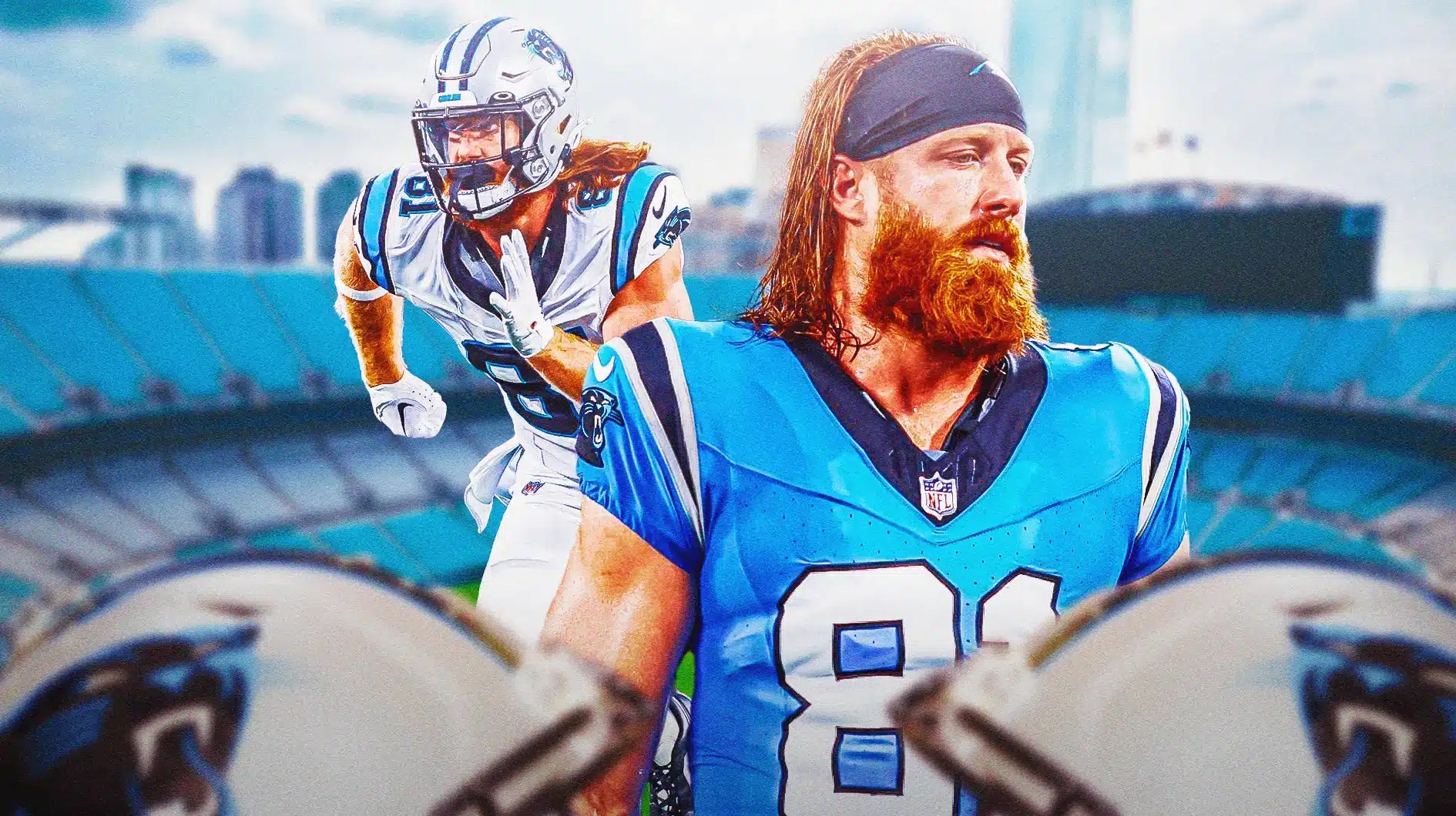Panthers tight end, Hayden Hurst concussion, post traumatic amnesia