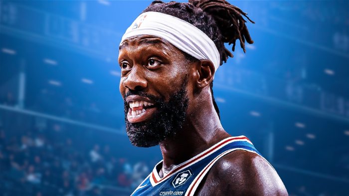 Patrick Beverley with smiling/trolling face