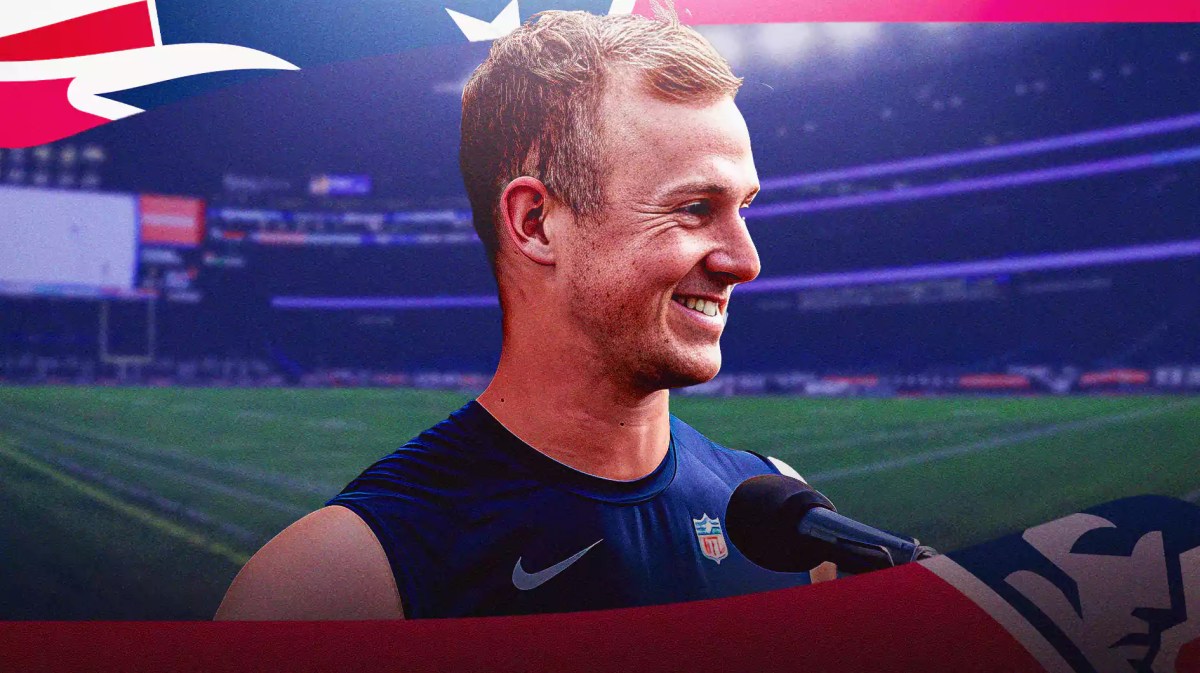 Patriots' Chad Ryland after game-winning field goal vs. Broncos