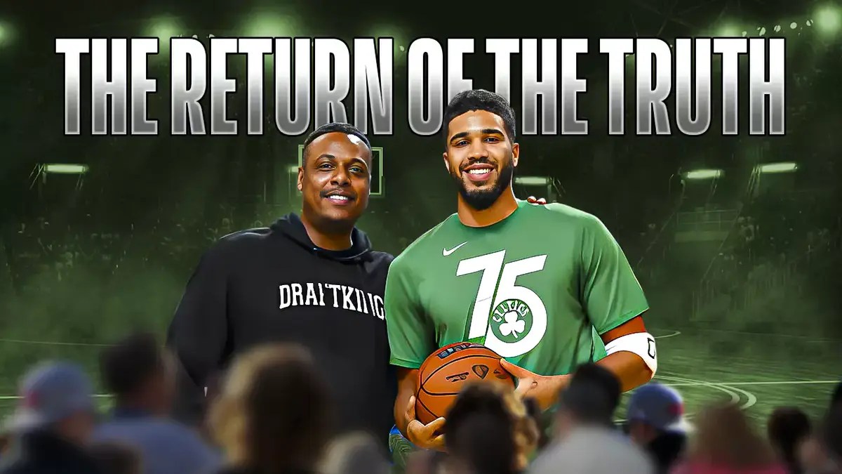 Paul Pierce and Jayson Tatum
