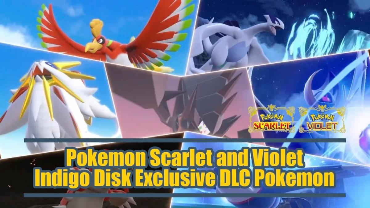 Pokemon Scarlet and Violet Indigo Disk Exclusive DLC Pokemon
