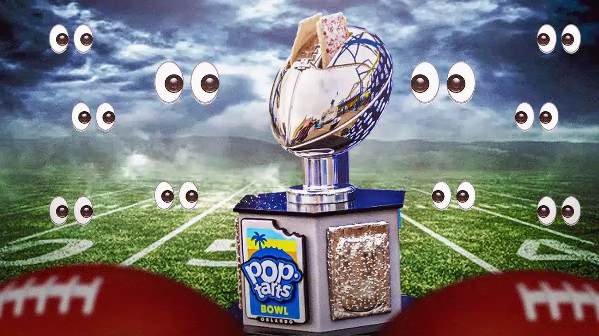 The Pop-Tarts Bowl trophy has everybody talking.