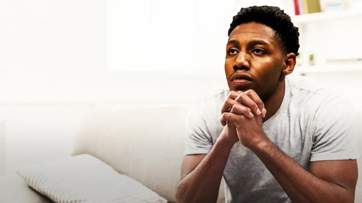RJ Barrett (Knicks) looking worried