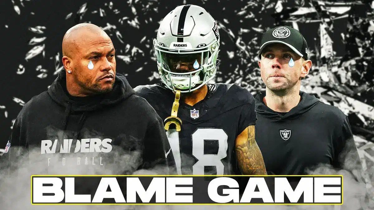 Coach Antonio Pierce, Jack Jones, Bo Hardegree all with tear emojis 💧 Shattered Glass in the background