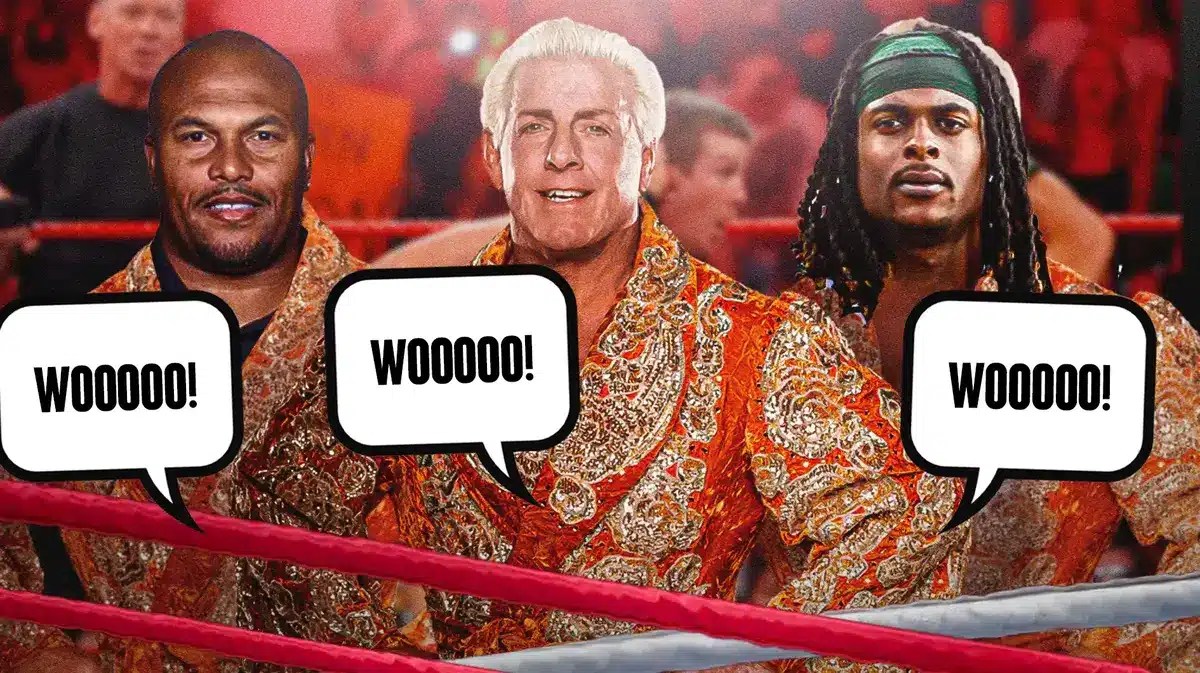 Antonio Pierce, Ric Flair, and Davante Adams