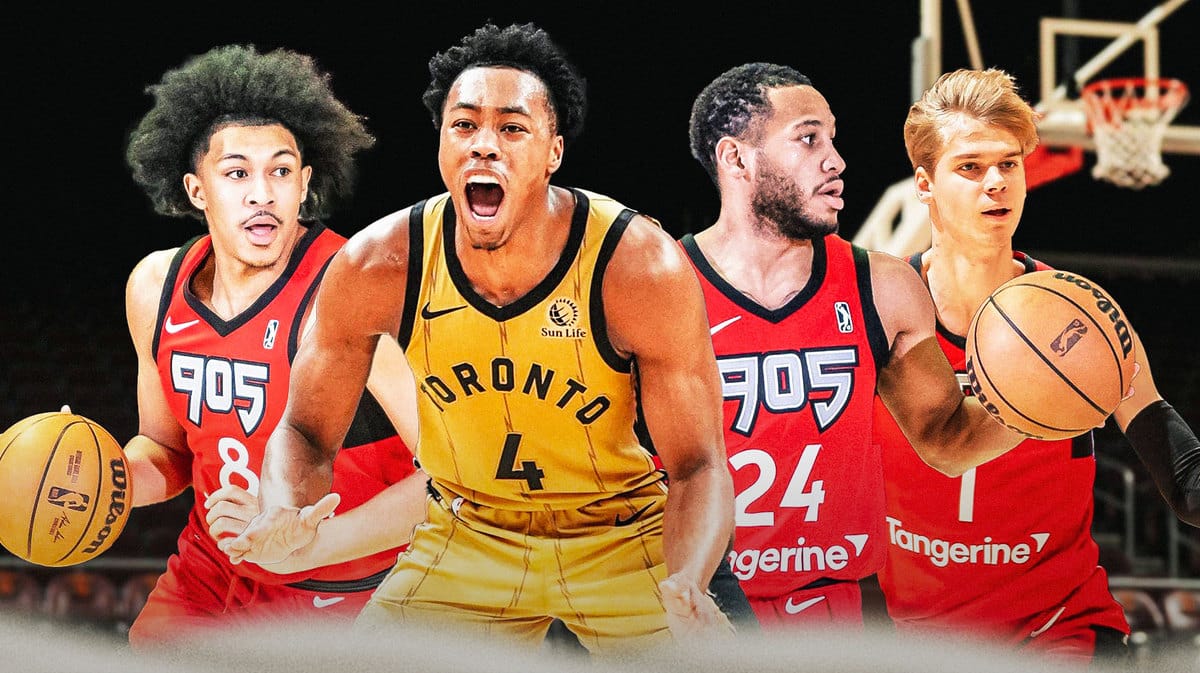 Raptors and Pascal Siakam teammates Ron Harper Jr, Markquis Nowell and Gradey Dick