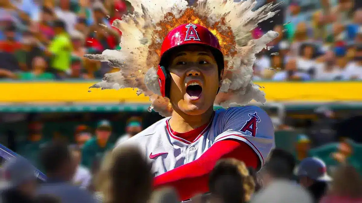 Shohei Ohtani with mind-blown head