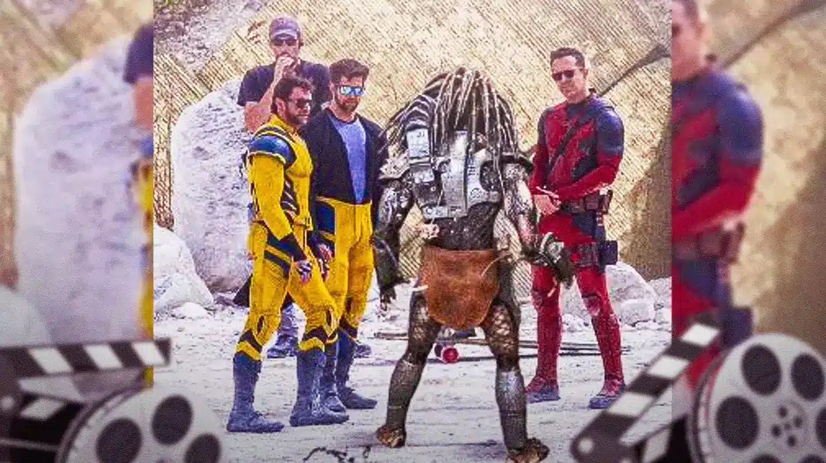 A leaked image of Deadpool 3.