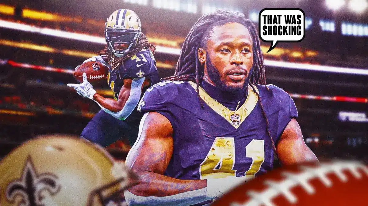 Alvin Kamara saying “that was shocking”