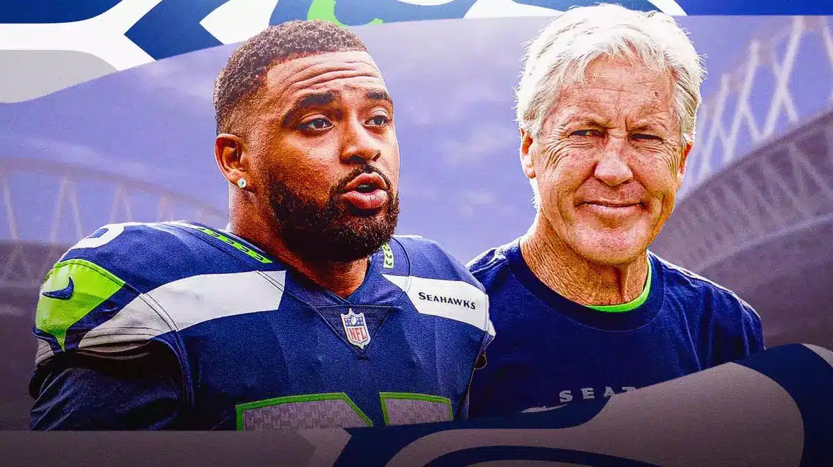 Seahawks coach Pete Carroll reacting to the Jamal Adams injury.