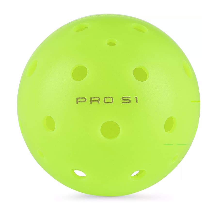 Selkirk SLK ProS1 Pickleball 4-Pack - Neon Green colored on a white background.