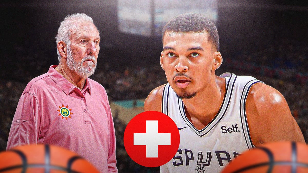 Spurs' Greg Popovich and Victor Wembanyama