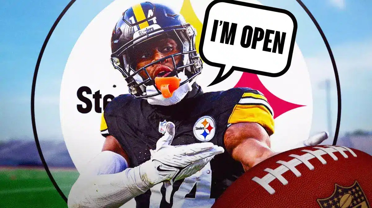 George Pickens saying “I’m open”